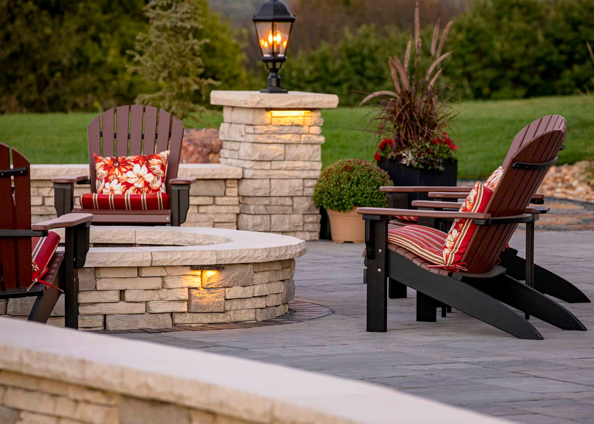 Firepit on Patio