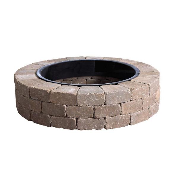 Belgard Weston Stone Fire Pit Kit, Colored Stones For Fire Pit
